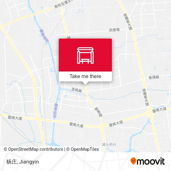 杨庄 map