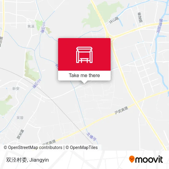 双泾村委 map