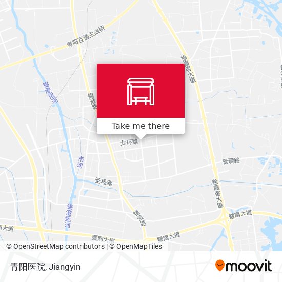 青阳医院 map