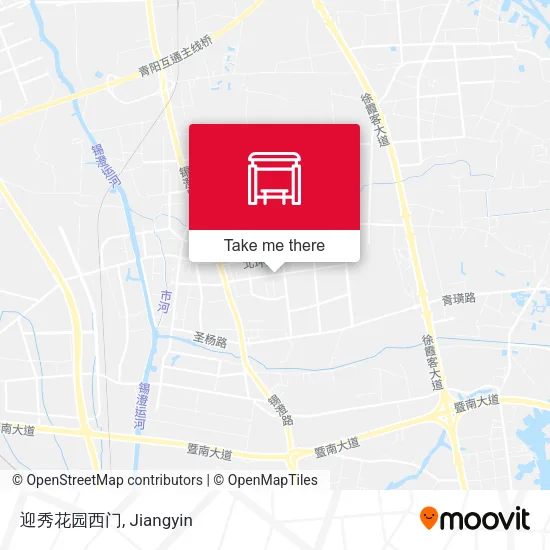 迎秀花园西门 map