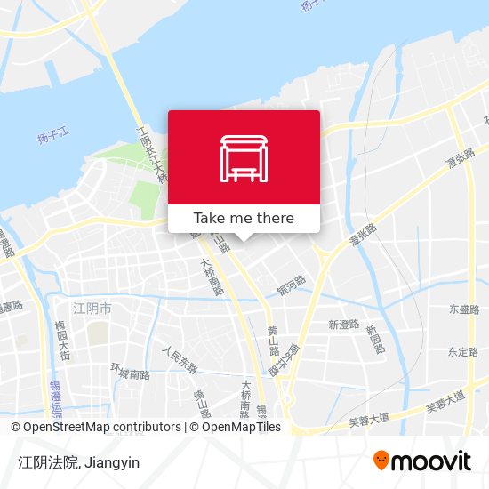 江阴法院 map