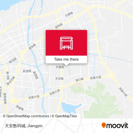 天安数码城 map