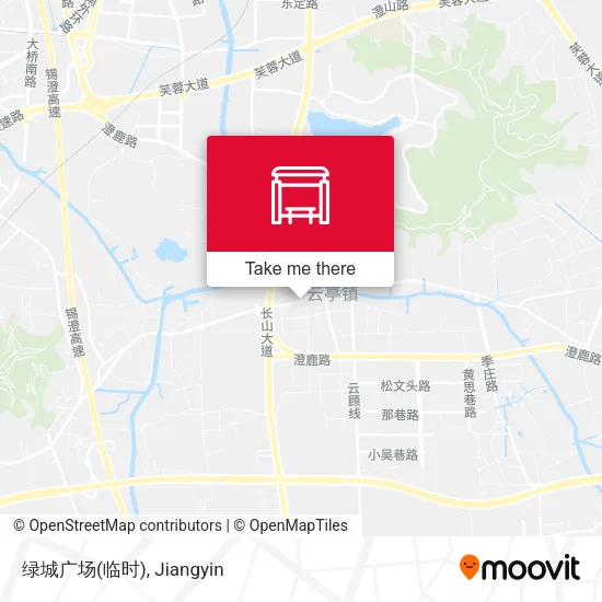 绿城广场(临时) map