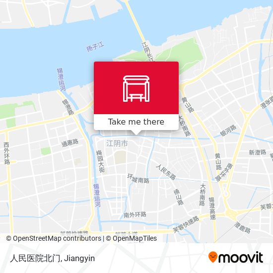 人民医院北门 map