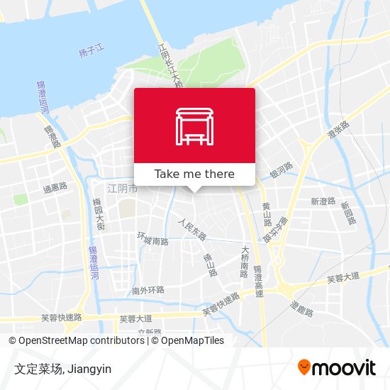 文定菜场 map