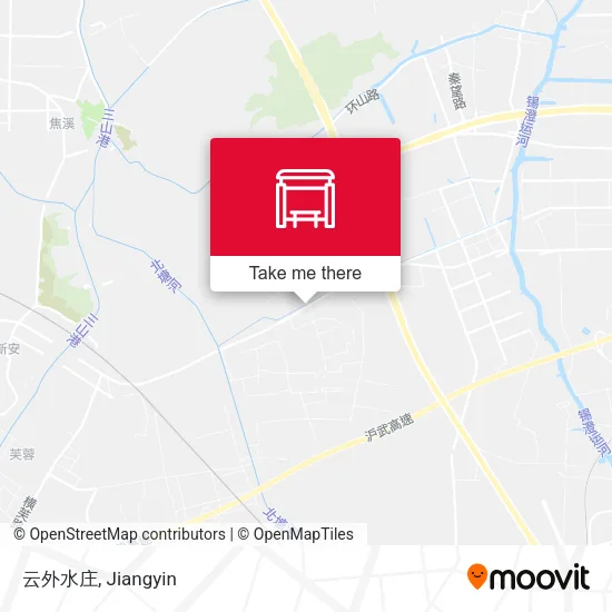 云外水庄 map