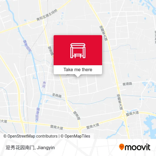 迎秀花园南门 map