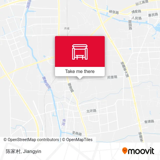 陈家村 map