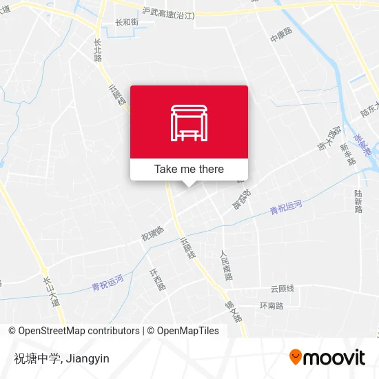 祝塘中学 map