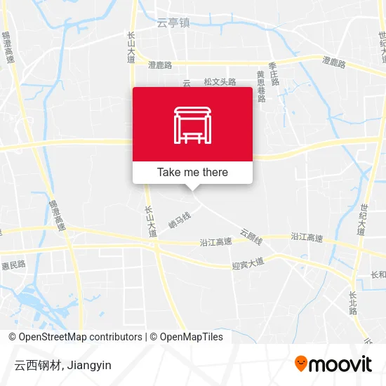 云西钢材 map