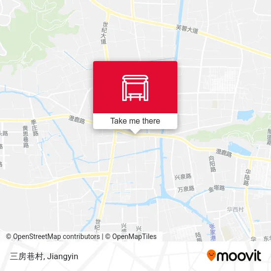三房巷村 map
