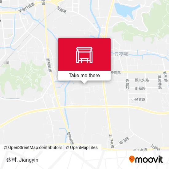蔡村 map