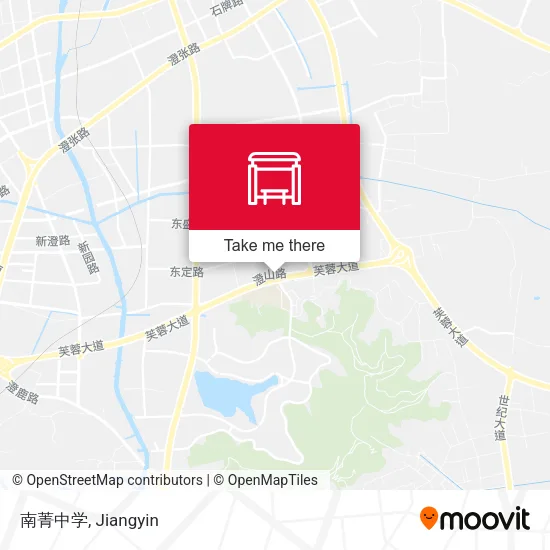 南菁中学 map