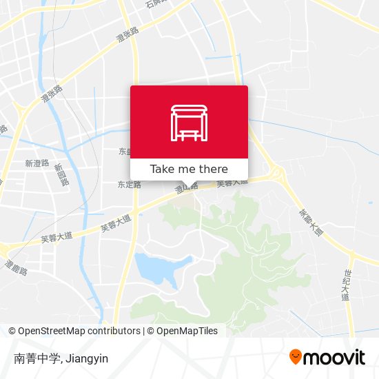 南菁中学 map