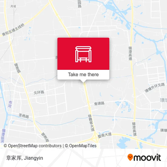 章家厍 map