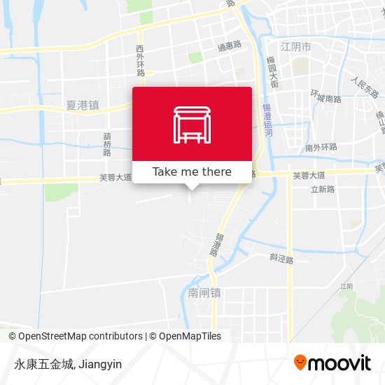 永康五金城 map