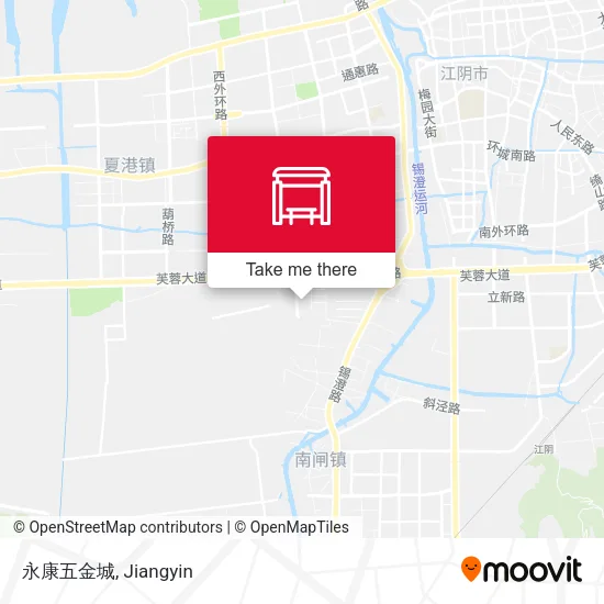 永康五金城 map
