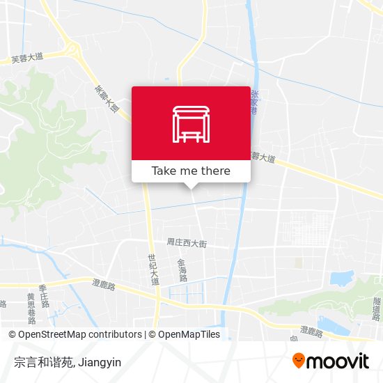 宗言和谐苑 map