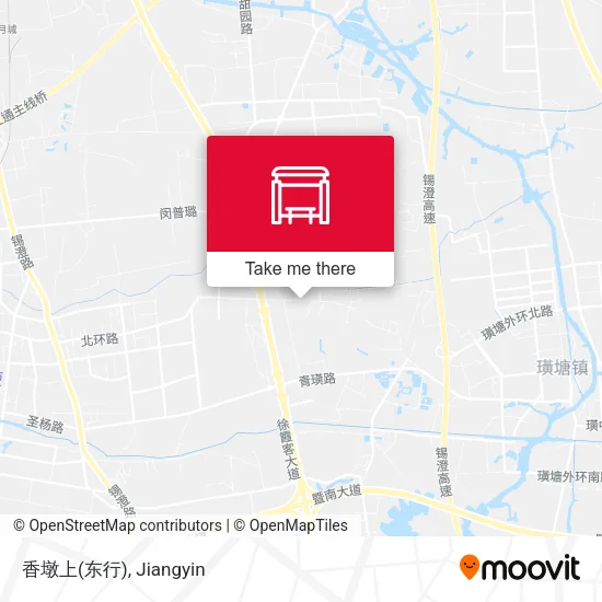香墩上(东行) map