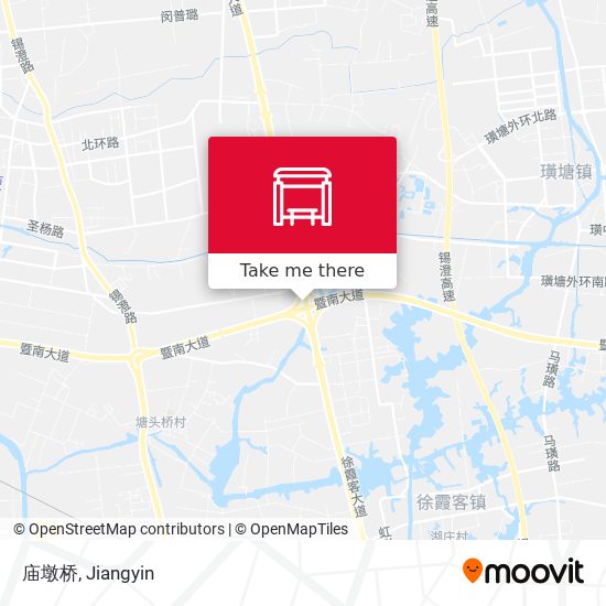 庙墩桥 map