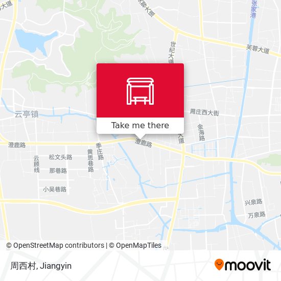 周西村 map
