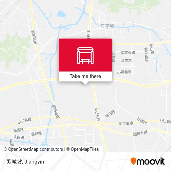 奚城坡 map