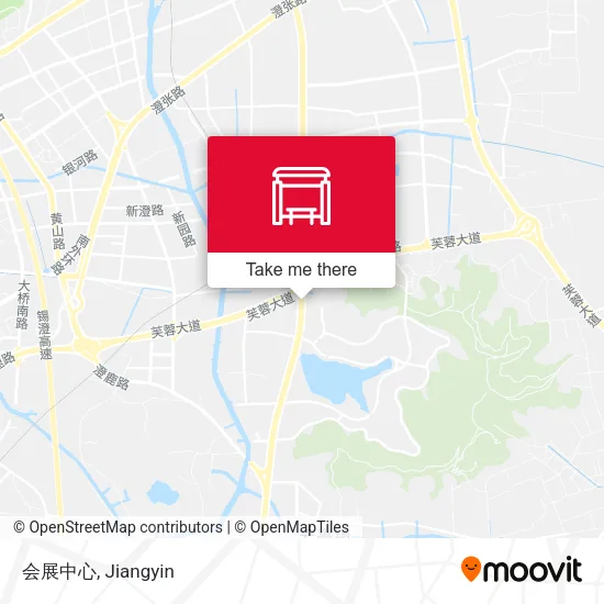 会展中心 map