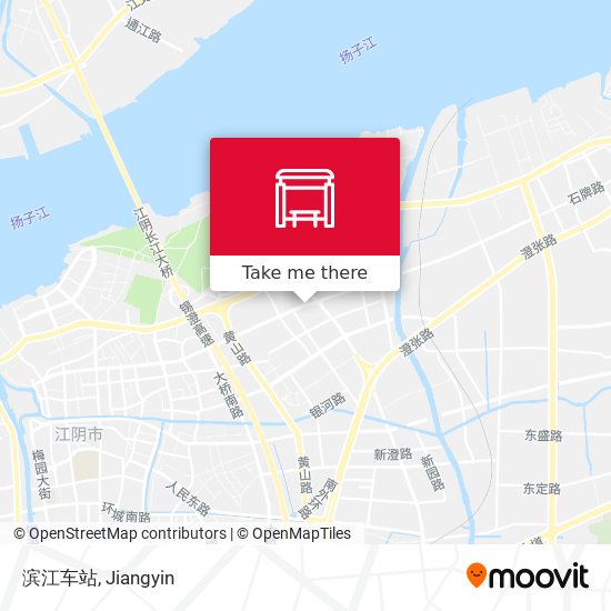 滨江车站 map