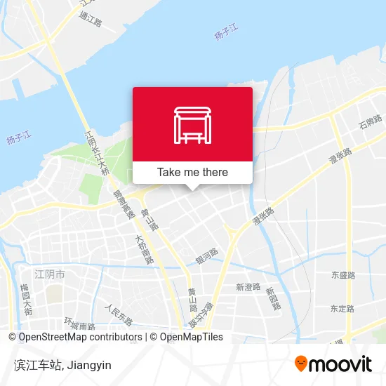 滨江车站 map