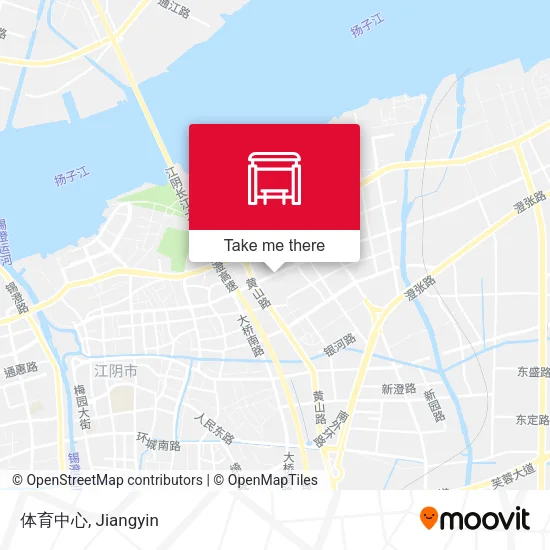 体育中心 map