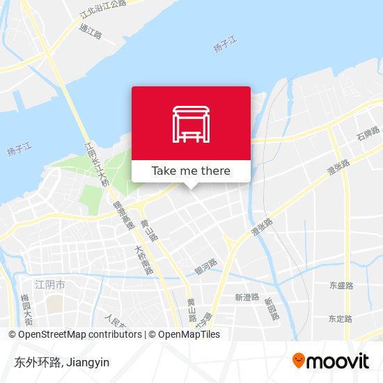 东外环路 map