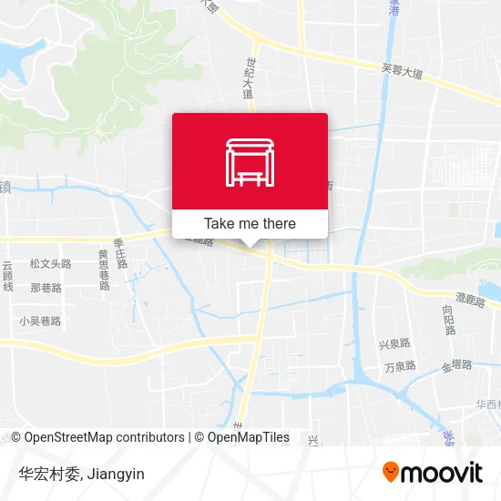 华宏村委 map