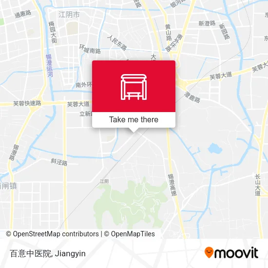 百意中医院 map