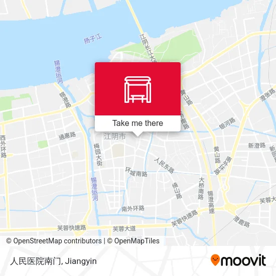 人民医院南门 map