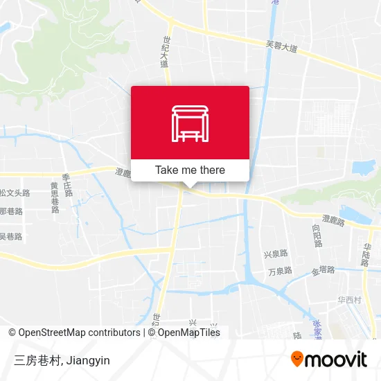 三房巷村 map