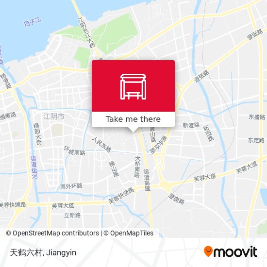 天鹤六村 map