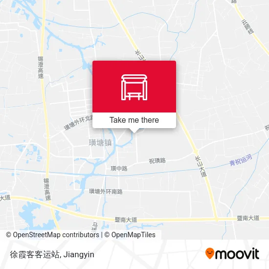 徐霞客客运站 map