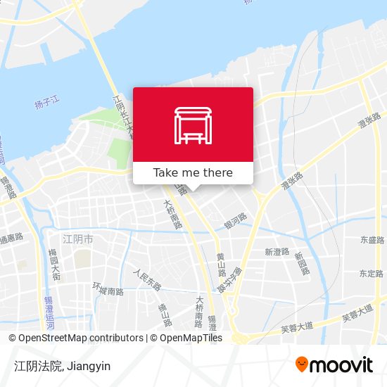 江阴法院 map