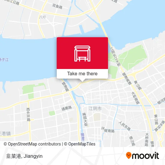 韭菜港 map