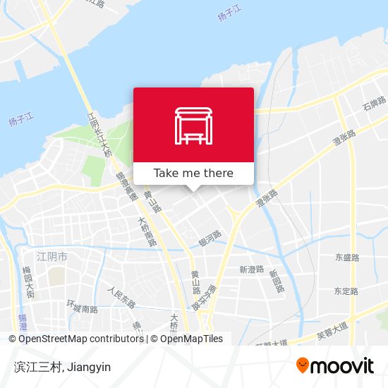 滨江三村 map