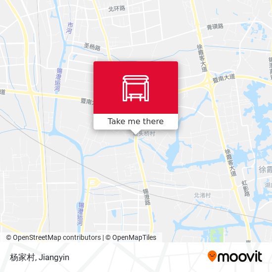 杨家村 map