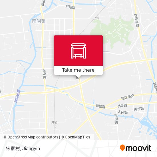 朱家村 map