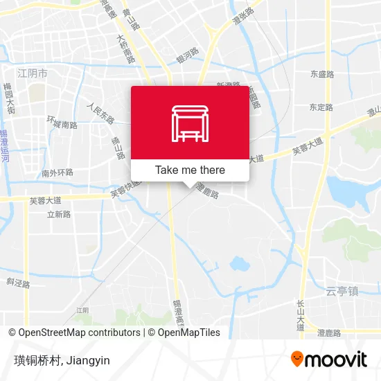 璜铜桥村 map