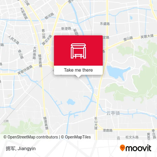 拥军 map