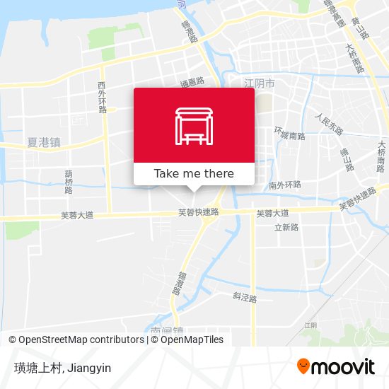 璜塘上村 map