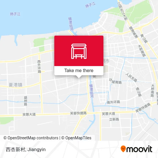 西杏新村 map
