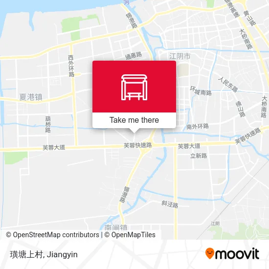 璜塘上村 map