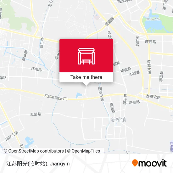 江苏阳光(临时站) map