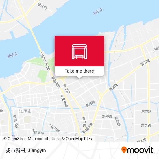 扬市新村 map