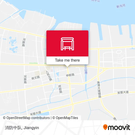 消防中队 map
